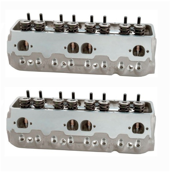 Brodix Cylinder Heads 1008104 Track 1 Series KC CNC Ported Cylinder Head for Small Block Chevy - Pair
