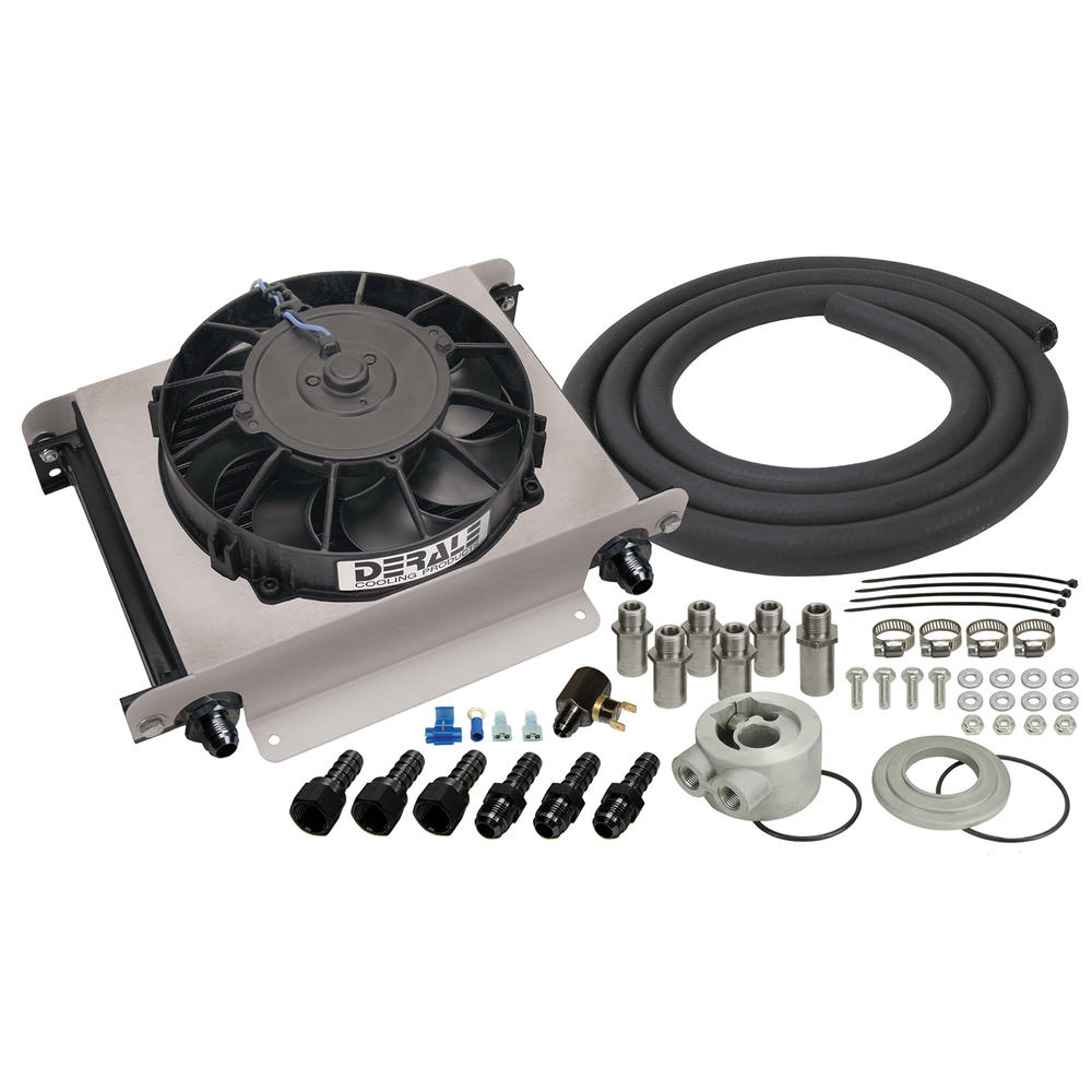 Derale 15660 Hyper-Cool Remote Engine Oil Cooler Kit