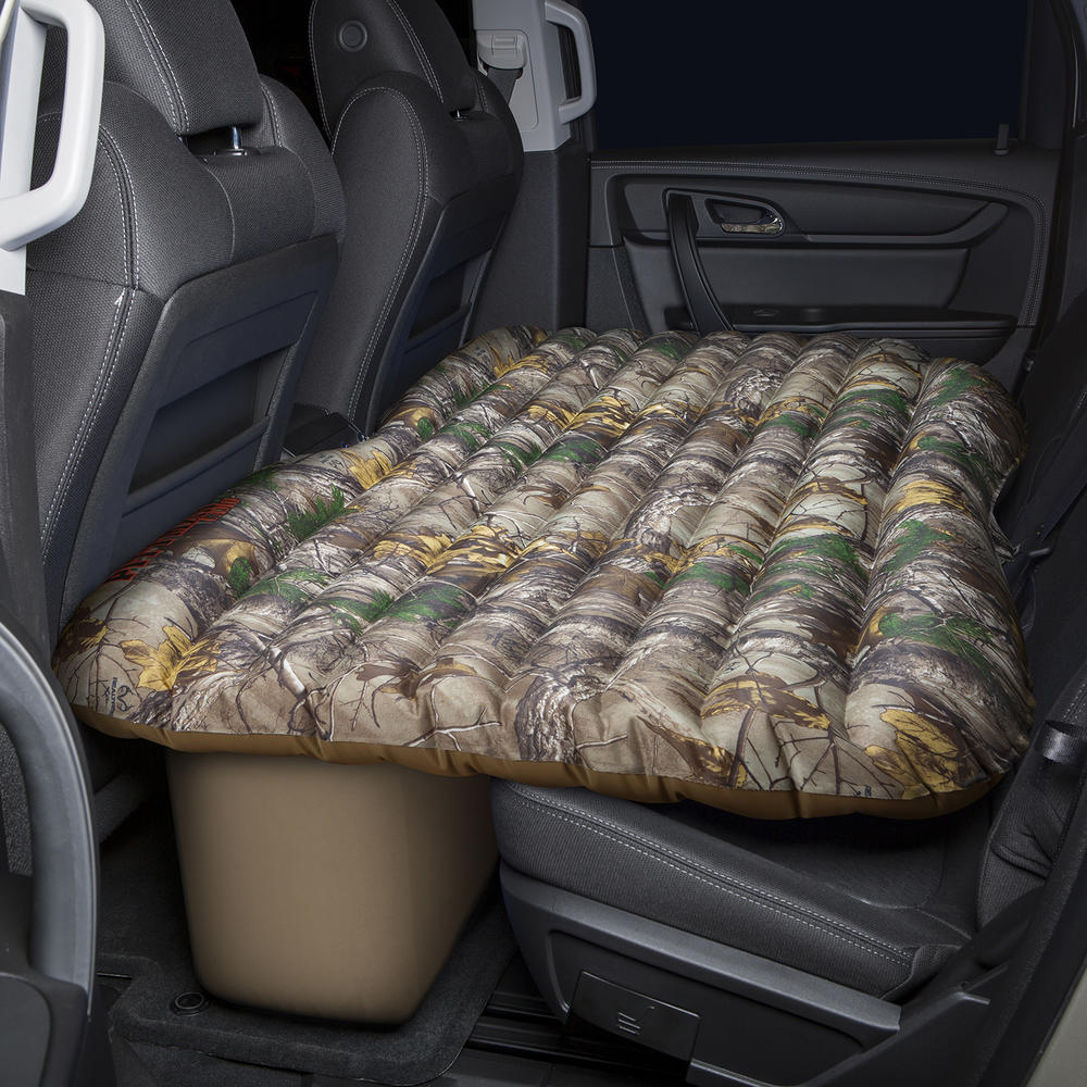 AirBedz Pittman Outdoors - PPI CMO_TRKMAT AirBedz Rear Seat Air Mattress for Trucks and SUVs with Portable DC Air Pump, Realtree Camo