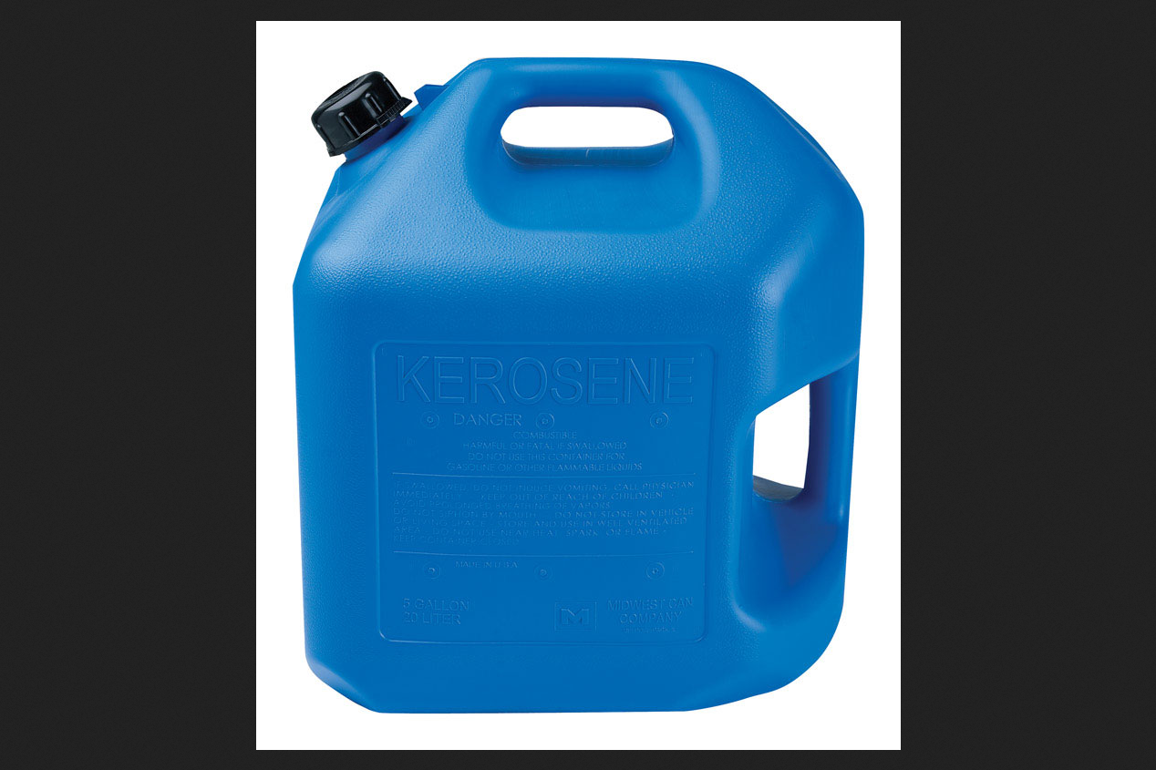 Midwest Can Plastic Kerosene Can 5 gal.