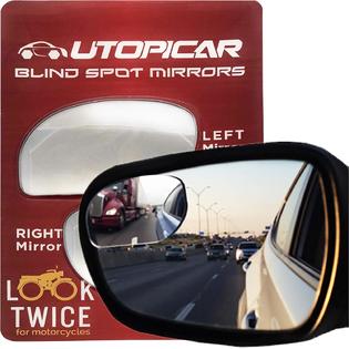 Utopicar Blind Spot Mirrors Long Design Car Mirror For Blind Side Rear View 2pk