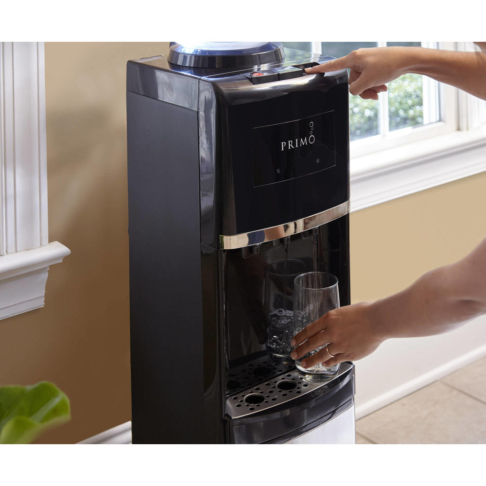 Primo Water Primo Top-Load Water Dispenser, Stainless Steel/Black