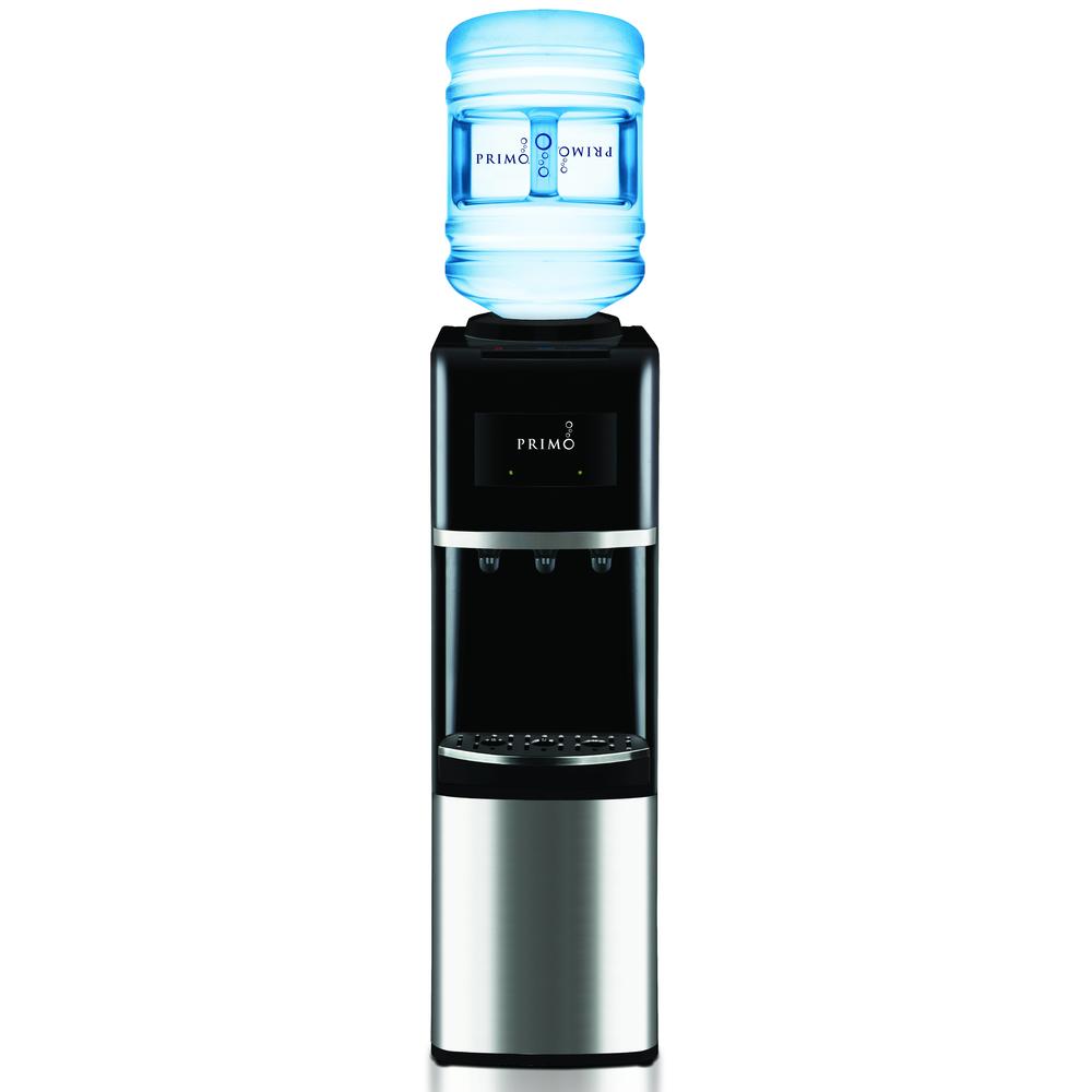 Primo Water Primo Top-Load Water Dispenser, Stainless Steel/Black