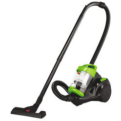 BISSELL Zing Lightweight Black and Green Bagless Canister Vacuum 2156A