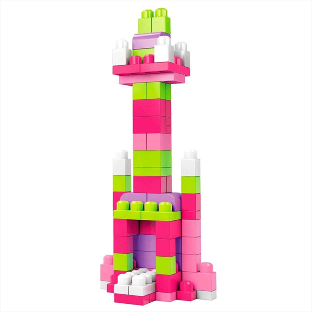 Mega Bloks Big Building Bag, 80-Piece (Pink)