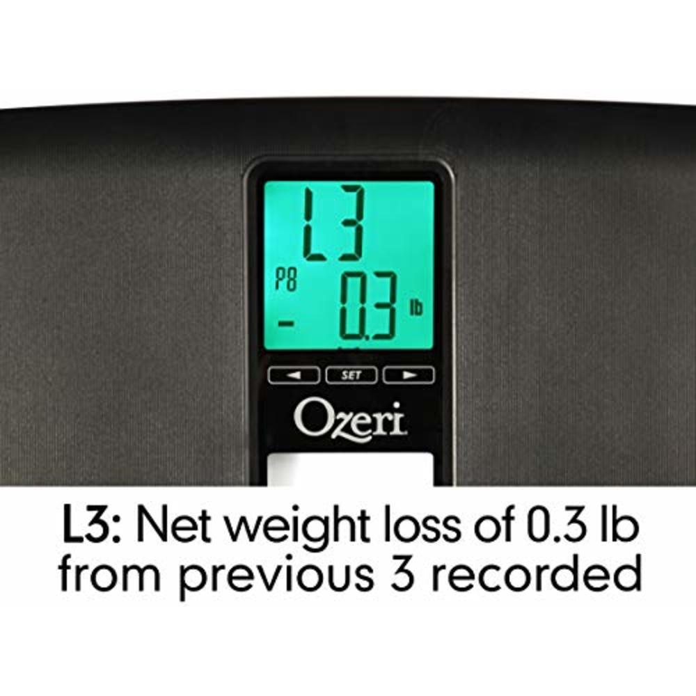 Ozeri WeightMaster II 440 lbs Digital Bath Scale with BMI and Weight Change Detection