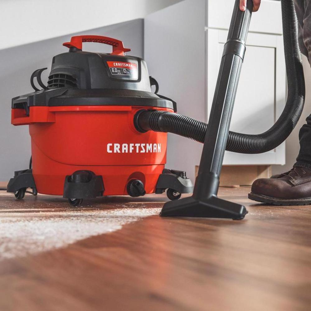 Craftsman 12 gal Corded Wet/Dry Vacuum 10.5 amps 120 V 6 HP