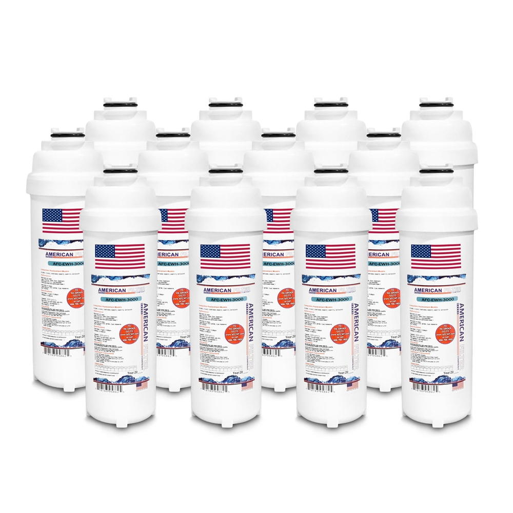 American Filter Company Halsey Taylor® HTVZDSS-WF Comparable Water Fountain Filters (made by AFC™ Model number AFC-EWH-3000) Made in U.S.A - 12 Filters