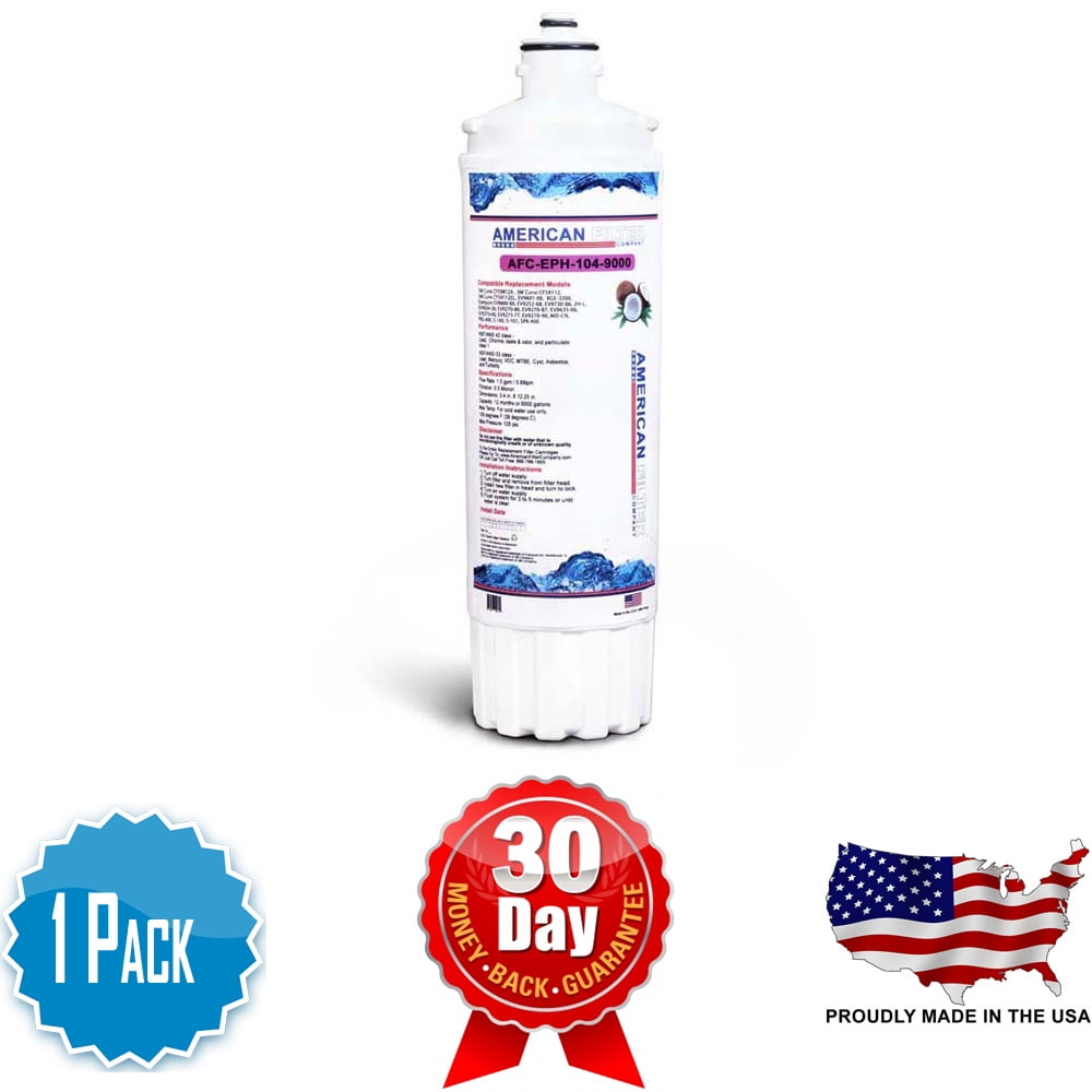 American Filter Company AFC Brand, Water Filter, Model # AFC-EPH-104-9000, Compatible to 3M&reg; AquaPure&reg; CFS9112EL-CL - Made in U.S.A - 1 Filters