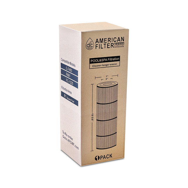 American Filter Company AFC&trade; Brand Model # AFC-7483 , Swimming Pool and Spa Filter , Compatible with Aladdin 18101 - 2 Filters