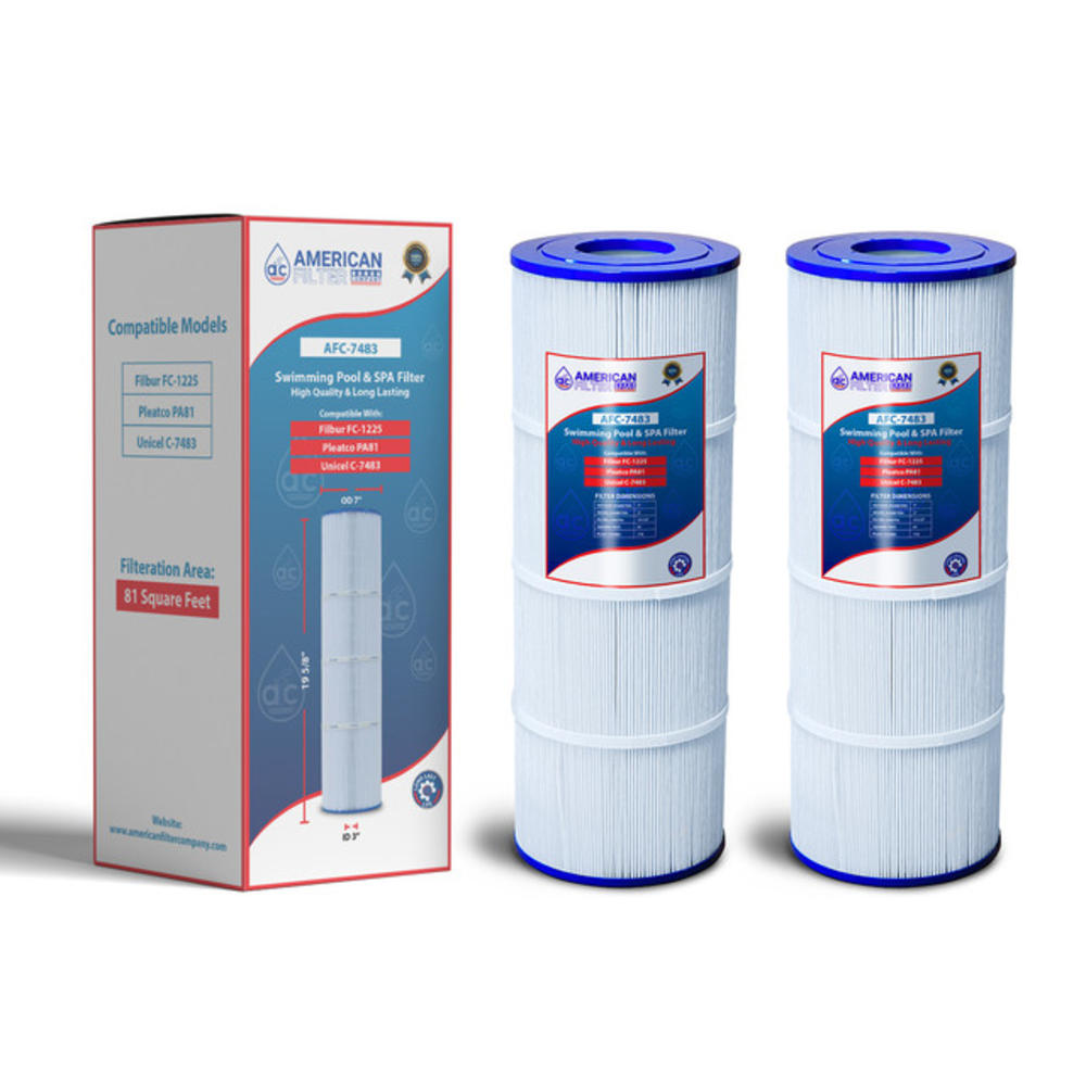 American Filter Company AFC&trade; Brand Model # AFC-7483 , Swimming Pool and Spa Filter , Compatible with Aladdin 18101 - 2 Filters