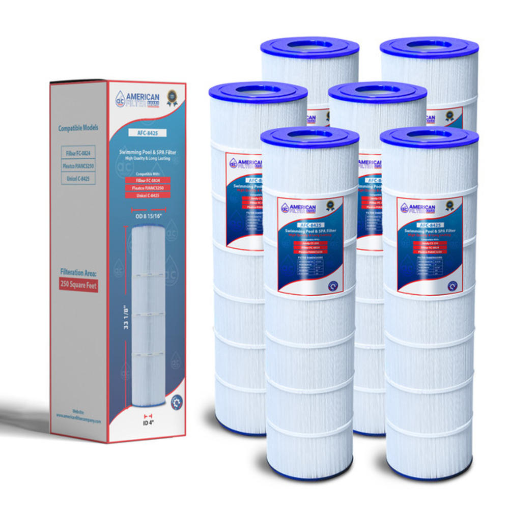 American Filter Company AFC™ Brand Model # AFC-8425 , Swimming Pool and Spa Filter , Compatible with Unicel C-8425 - 6 Filters