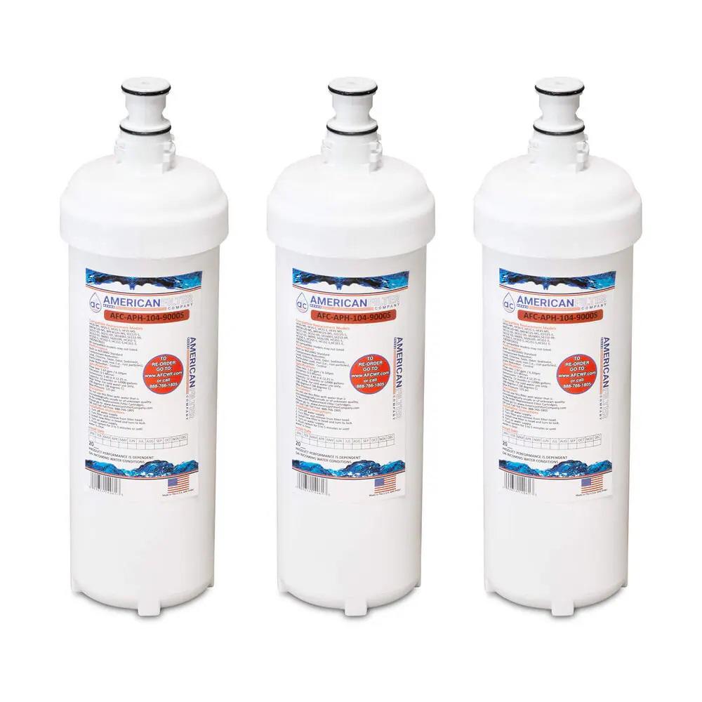 American Filter Company AFC Brand , Water Filter , Model # AFC-APH-104-9000S , Compatible to 3M&reg; AquaPure&reg; HF45-S-SR - Made in U.S.A - 3 Filters