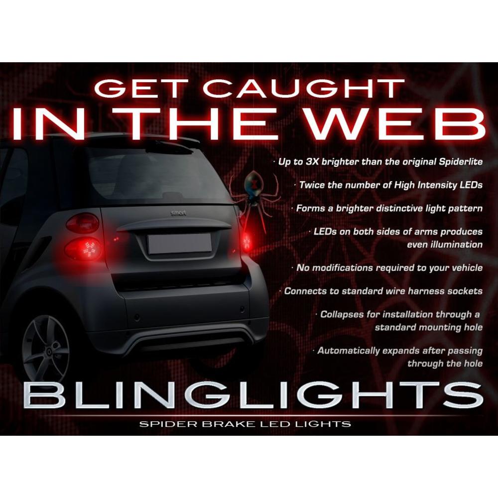 blinglights Smart fortwo Custom LED Tail Lamps Light Bulbs Set Kit Pair