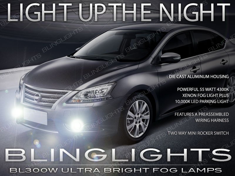 blinglights 2013 2014 2015 Nissan Sentra Xenon Fog Lamp Driving Light B17