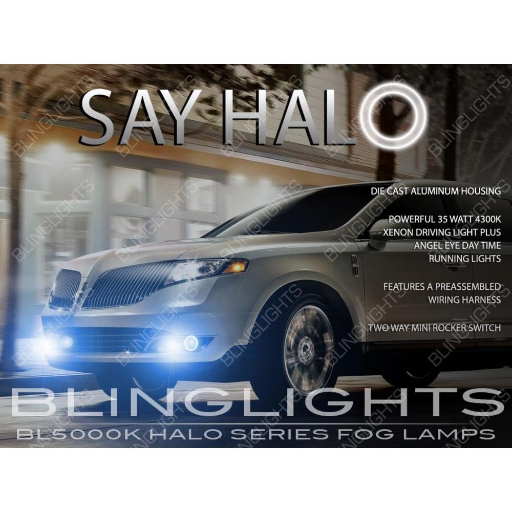blinglights Lincoln MKT Halo Fog Lamps Angel Eye Driving Lights Kit