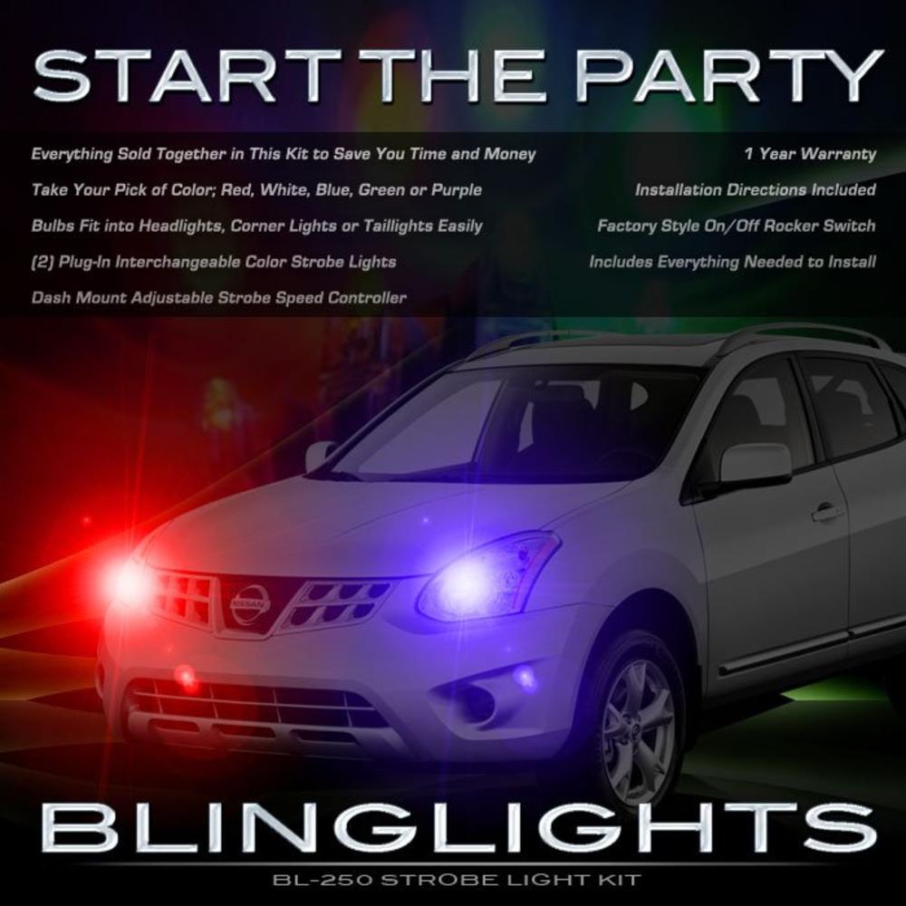 blinglights Nissan Rogue Strobe Lights Lamps LED Custom Lighting Kit