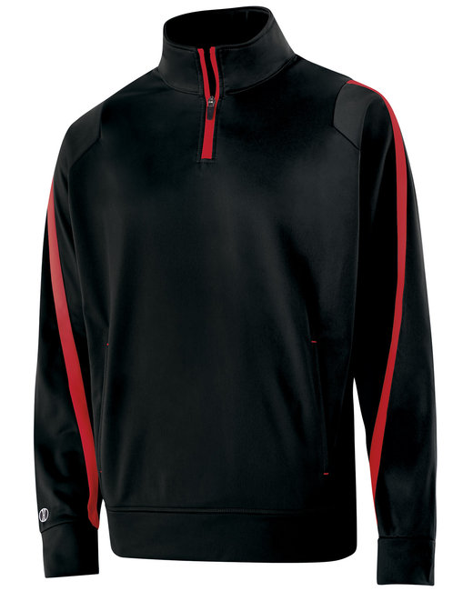 HOLLOWAY Youth Polyester 1/4 Zip Determination Pullover