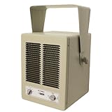 King ElectricKing Electrical Manufacturing Co. King KBP2406 5700-Watt MAX 240-Volt Single Phase Paw Unit Heater, Almond