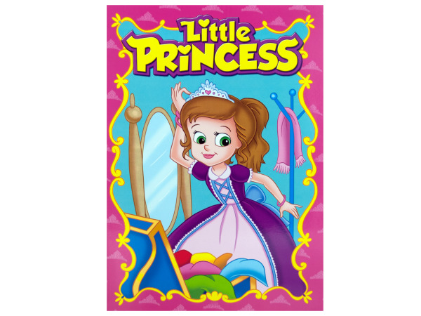 bulk buys Little princess coloring book -24-pack