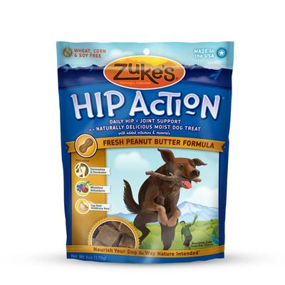 Zuke's Zukes Hip Action Peanut Butter (12x6.0 Oz)