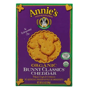Annie's Homegrown Cheddar Bunny Classic Cracker (12x6.5 Oz)