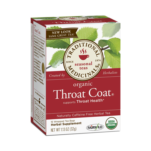 Traditional Medicinals Throat Coat Herb Tea (1x16 Bag)