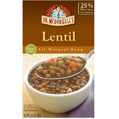 Dr. Mcdougall's French Lentil Soup (6x17.6OZ )