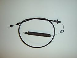 Craftsman Poulan Husqvarna 175067, 169676, 532175067, 532169676 Deck clutch cable with spring