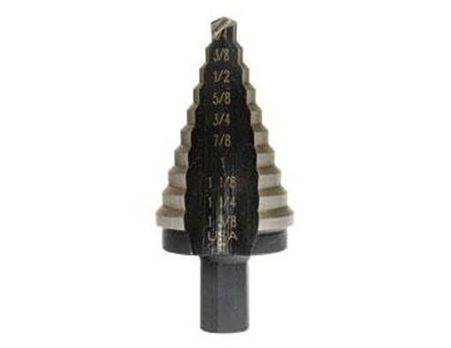 Irwin 10235 #5 Unibit Step Drill Bit 1/4" To 1-3/8" - High Speed Steel USA Made
