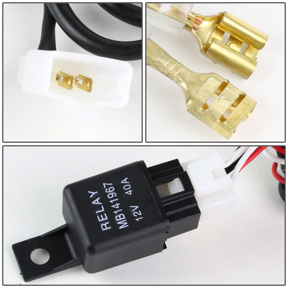 Dna Motoring Universal Fog Light Lamp Wiring Harness Kit