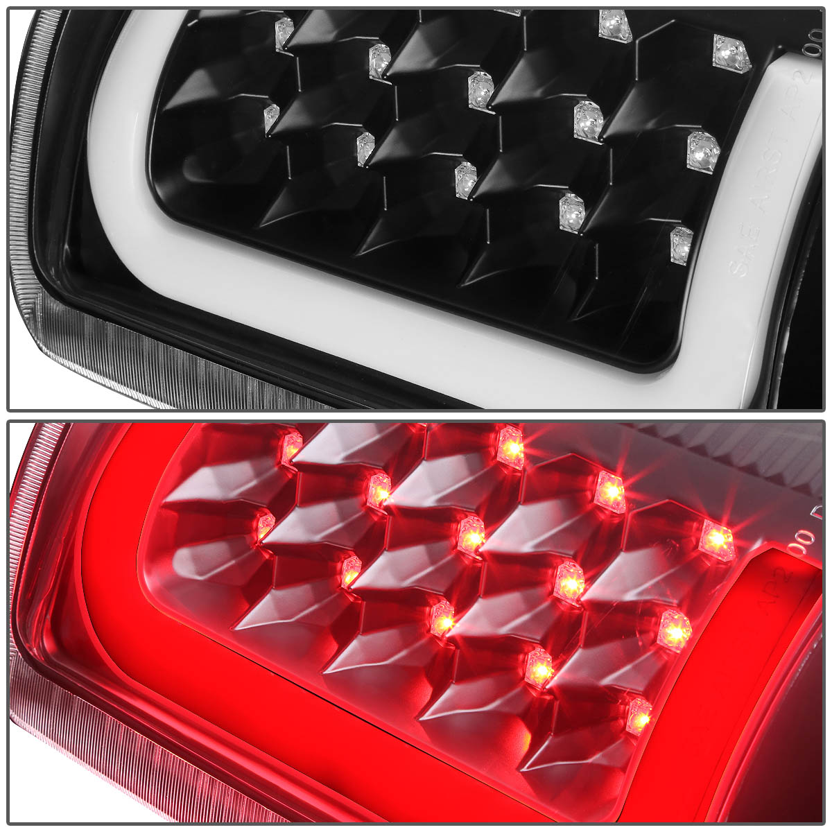 Dna Motoring For 00 06 Yukon Suburban Tahoe Gmt 800 Pair Of Dna Motoring For 00 06 Yukon Suburban Tahoe Gmt 800 Pair Of Black Housing Clear Lens Led Brake Tail Lights 01 02 03 04 05