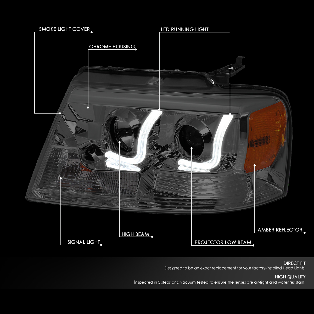 DNA Motoring For 2004-2008 Ford F150/Lincoln Mark LT Pair ...