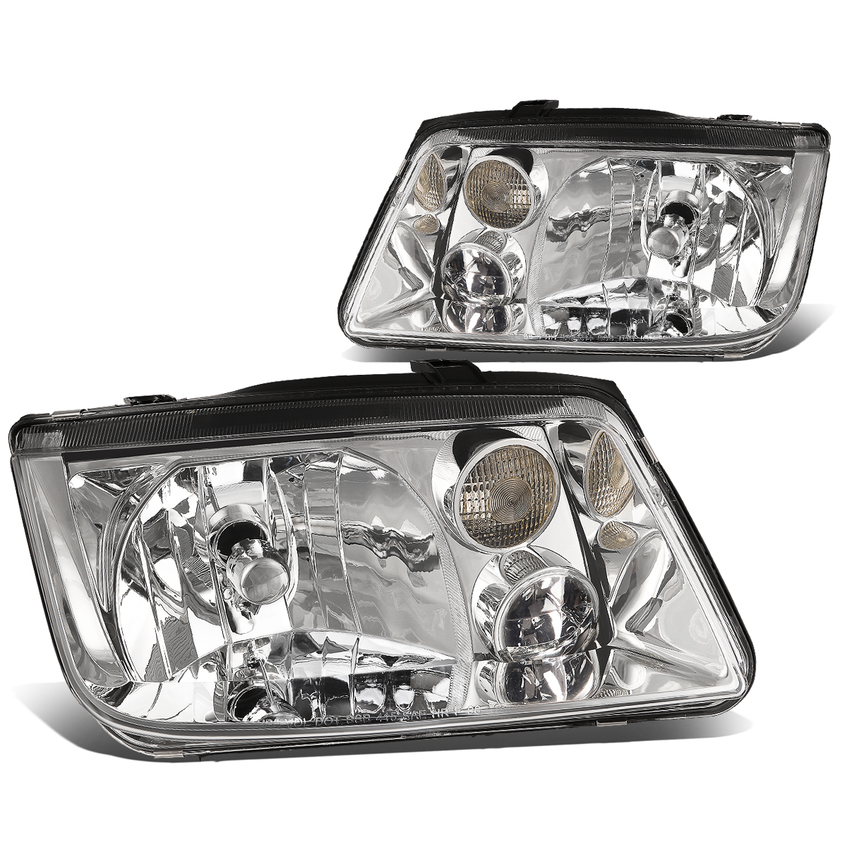 Dna Motoring For 99 05 Volkswagen Jetta Mk4 Pair Of Headlight Chrome Dna Motoring For 99 05 Volkswagen Jetta Mk4 Pair Of Headlight Chrome Housing Clear Corner Headlamp A4 Typ 1j 00 01 02 03 04 Left Right