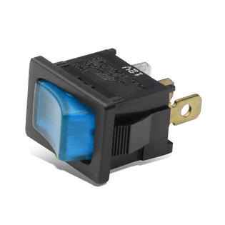 Dna Motoring For 12v 16a Car Auto Blue Led Light Toggle Mini