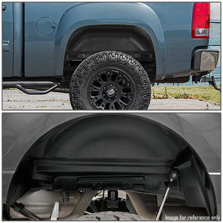 Dna Motoring For 2014 To 2019 Chevy Silverado 1500 2500hd 3500 Hd Pair Rear Wheel Well Liner Guard Inner Fender Mud Flaps 15 16 17 18