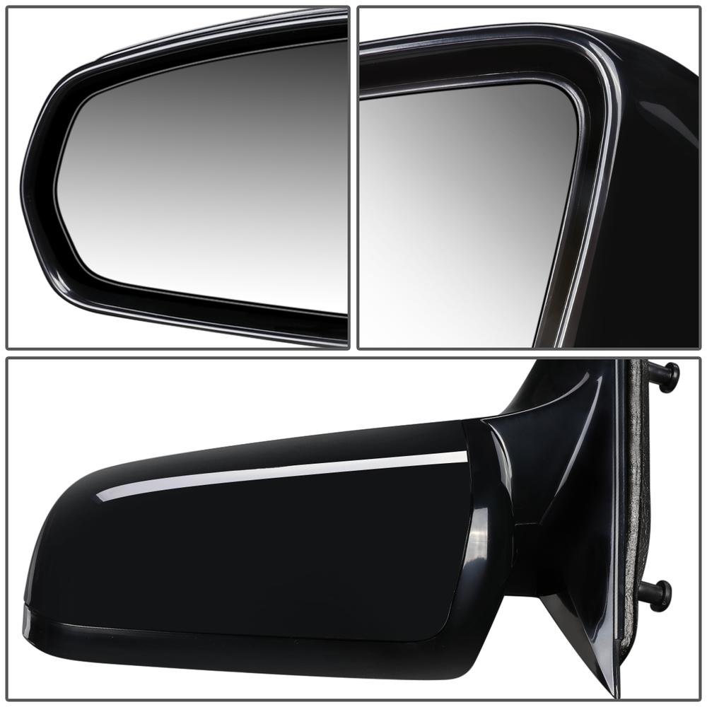 DNA Motoring For 2007 to 2010 Chrysler Sebring OE Style Powered Driver / Left Side View Door Mirror 4657003Aa 08 09