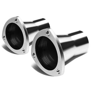 Dna Motoring Pair Of 2 5 Outlet To 3 5 Stainless Steel 3 Bolt Flange Header Exhaust Reducer Collector Adapter Dna Motoring Pair Of 2 5 Outlet To 3 5 Stainless Steel 3 Bolt Flange Header Exhaust Reducer Collector Adapter