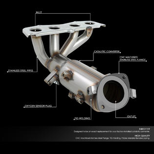 Dna Motoring Oem Conv 035 For 2002 To 2006 Toyota Camry 2 4l Solara Oe Style Catalytic Converter Exhaust Manifold 03 04 05 Dna Motoring Oem Conv 035 For 2002 To 2006 Toyota Camry 2 4l Solara Oe Style Catalytic Converter Exhaust Manifold 03 04 05