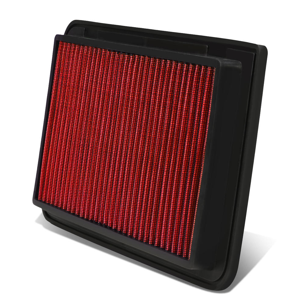 DNA Motoring AFPN-112-RD Solara / Sienna Reusable & Washable Replacement High Flow Drop-in Air Filter (Red)