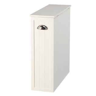 Oakridge Slim Bathroom Storage Cabinet With Slide Out Shelf Oakridge Slim Bathroom Storage Cabinet With Slide Out Shelf Hinged Lid 7