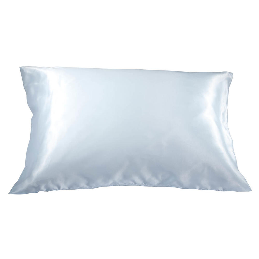 Fox Valley Traders Standard Satin Pillowcase Set of 2, Blue, N/A 