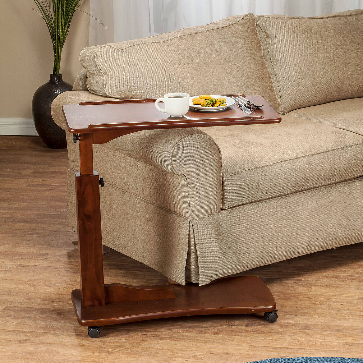 Oakridge OakRidge Height Adjustable Bedside Tray Table With Wheels oakridge-oakridge-height-adjustable-bedside-tray-table-with-wheels