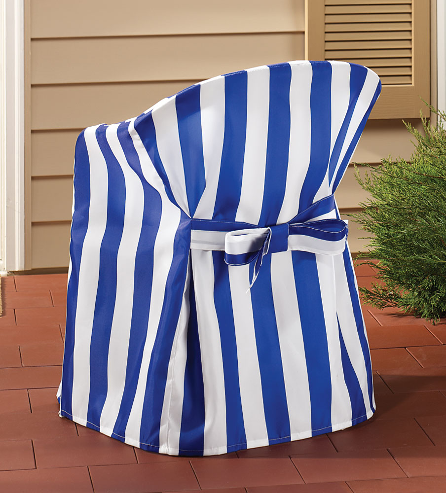 Fox Valley Traders 348757 Bc00383859 Striped Patio Chair Cover Bc00383859 Striped Patio Chair Cover