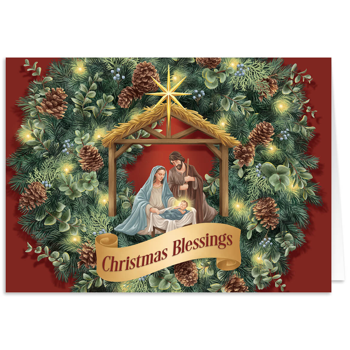 Walter Drake Christmas Cards 2021 Holiday Peak Nativity Wreath Christmas Card Set Of 20 Walter Drake Christmas Cards 2021 Holiday Peak Nativity Wreath Christmas Card Set Of 20