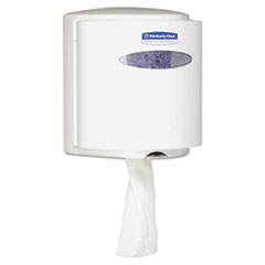 Kimberly-Clark IN-SIGHT Roll Control Center-Pull Dispenser, 10 3/4w x 10d x 12 1/2h, White