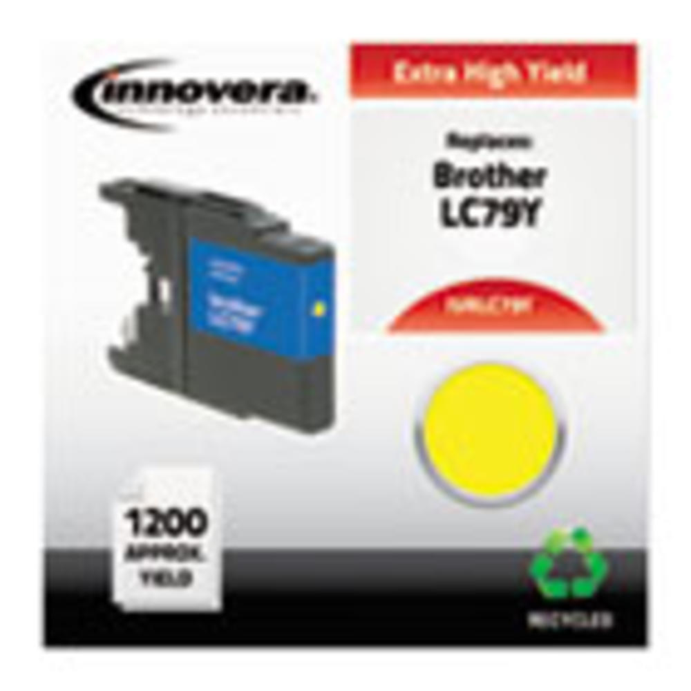 Innovera Remanufactured LC79Y Extra High-Yield Ink, 1200 Page-Yield, Yellow