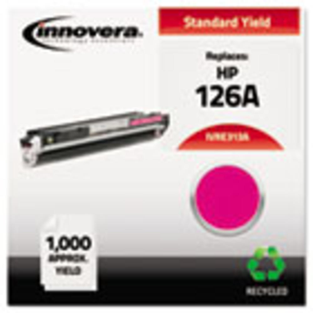 Innovera Remanufactured CE313A (126A) Toner, 1000 Page-Yield, Magenta