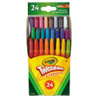 Crayola 52-9724 Mini Twistables Crayons 24/Pkg