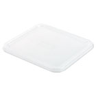 Rubbermaid SpaceSaver Square Container Lids, 8 4/5w x 8 3/4d, White